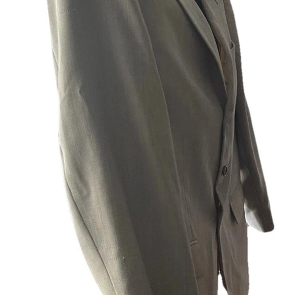 Givenchy Blazer Men 42s Sports Coat Jacket Worsted Wool Monsieur Tan Beige 36 - Picture 5 of 11